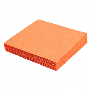 Servietten 33 x 33 cm 1/4 Falz 3-lagig orange (250 Stück)